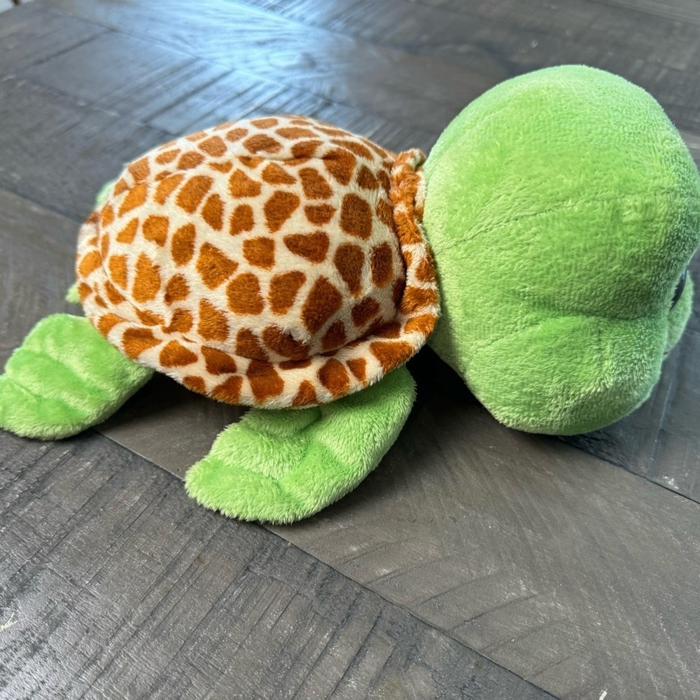 Ty Beanie Boos Sandy the Sea Turtle Plush Great Pre-Owned Condition - Picture 4 of 10